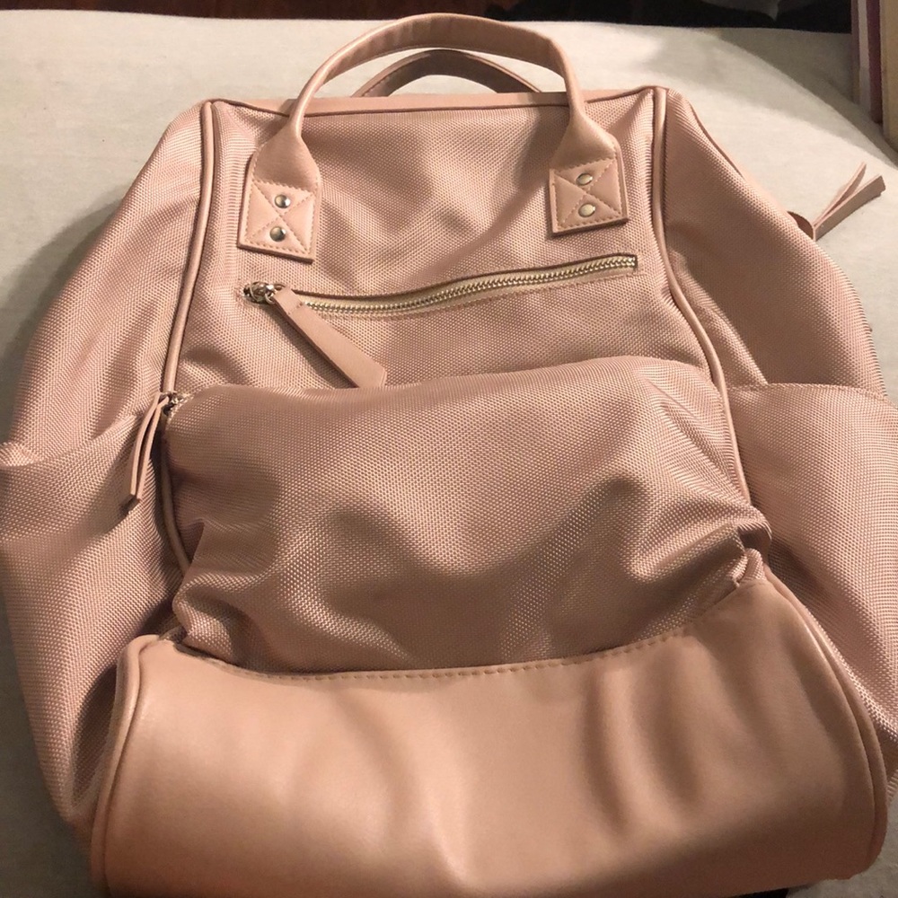 Light pink backpack